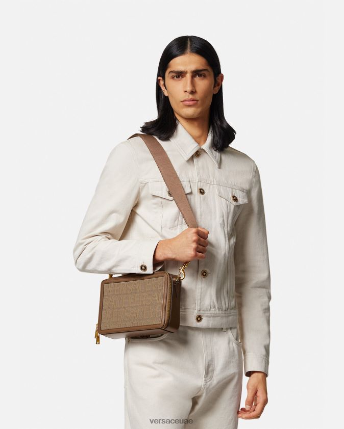 رجال كل انحاء حقيبة رسول Versace بني 0FVD2J1497 أكياس