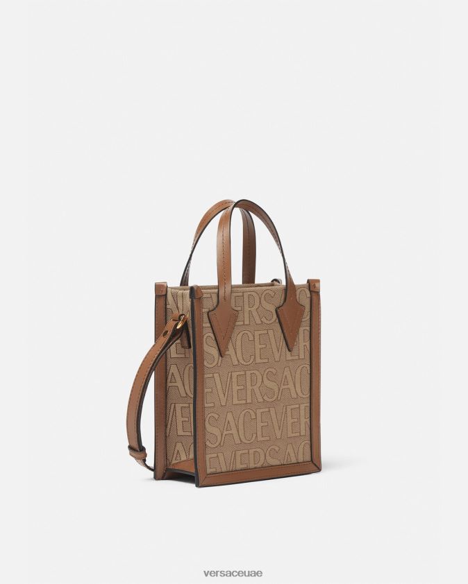 رجال حقيبة كروس على كامل الجسم Versace بني 0FVD2J1498 أكياس