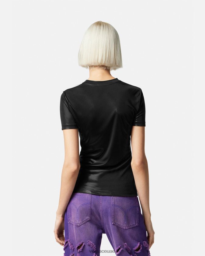نحيف تي شيرت آلهة Versace أسود 0FVD2J149 ملابس
