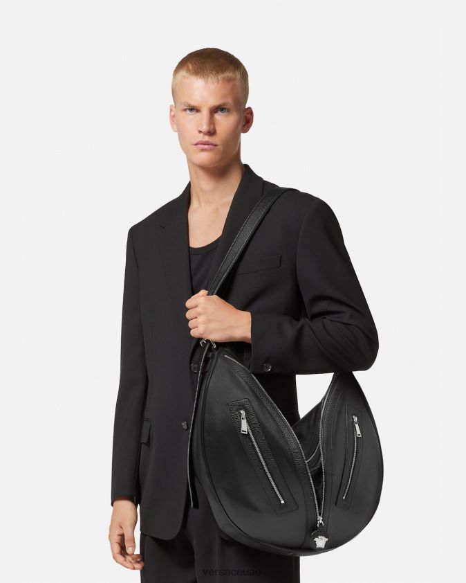 رجال كرر حقيبة المتشرد الكبيرة Versace أسود 0FVD2J1500 أكياس