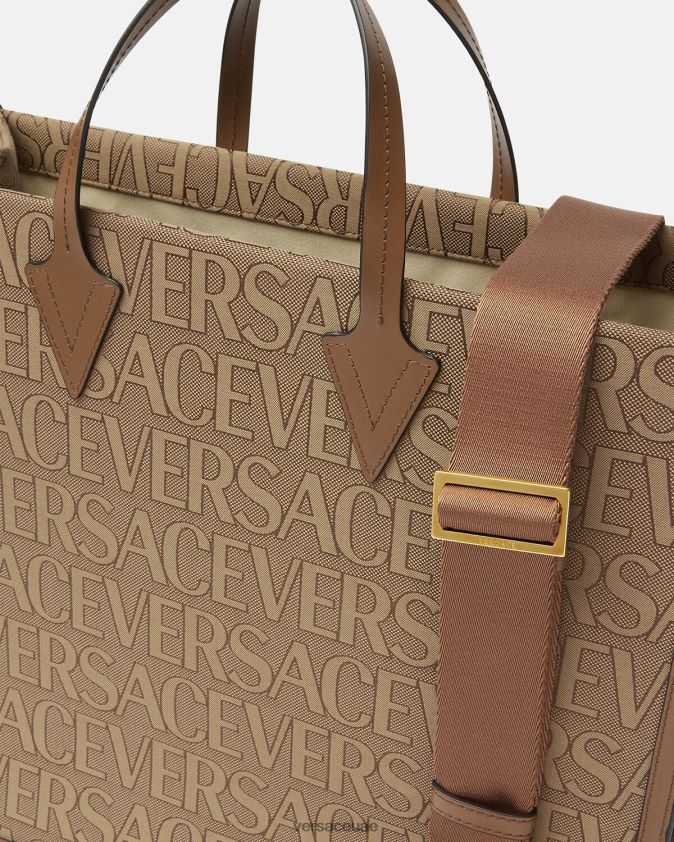 رجال كل انحاء حمل حقيبة Versace بني 0FVD2J1506 أكياس