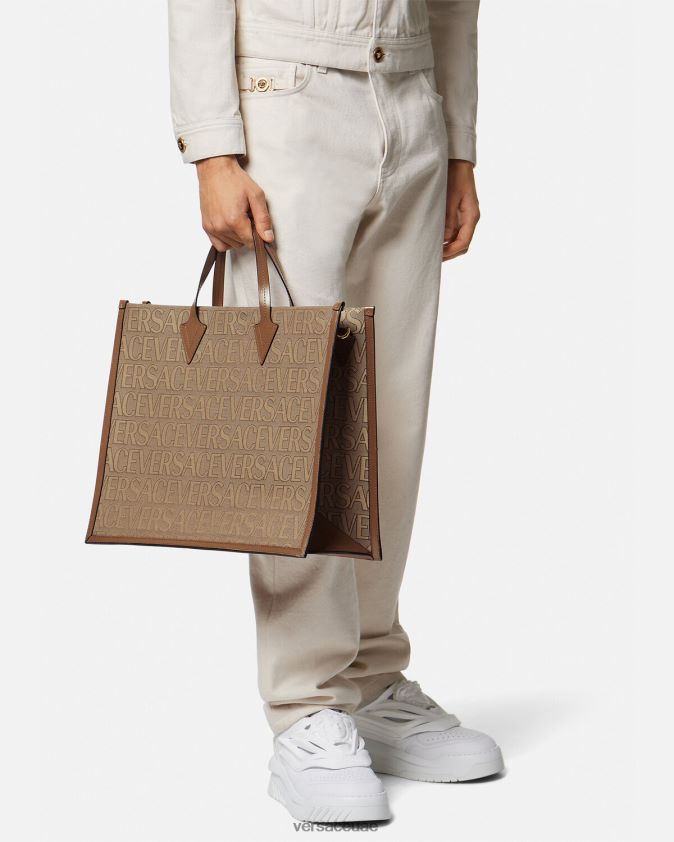 رجال كل انحاء حمل حقيبة Versace بني 0FVD2J1506 أكياس