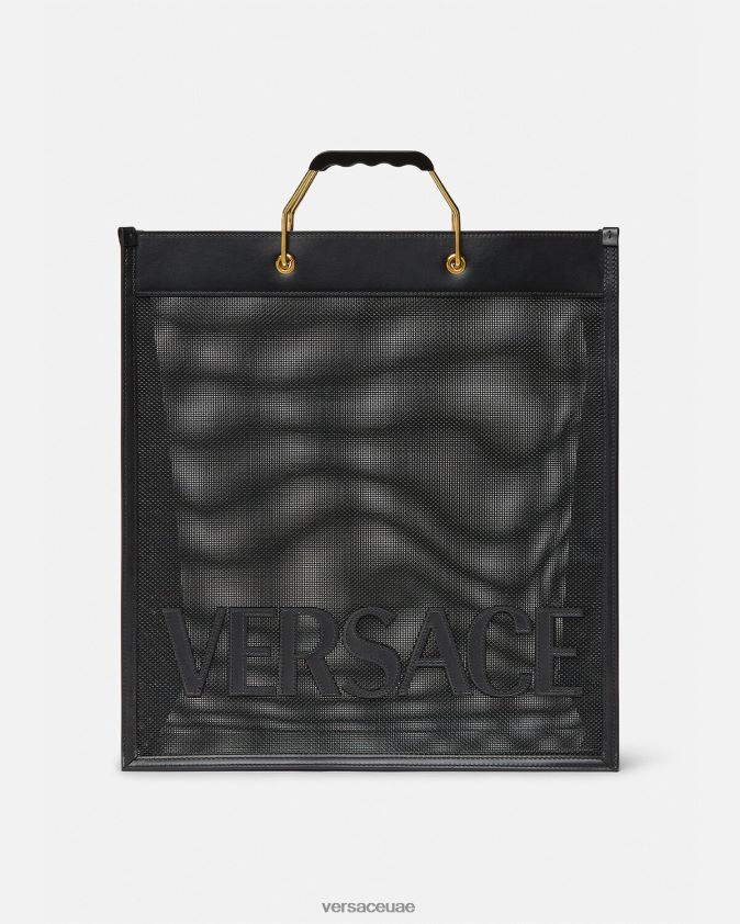 رجال حقيبة حمل المتسوق Versace أسود 0FVD2J1507 أكياس