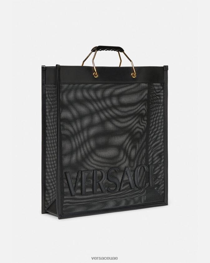 رجال حقيبة حمل المتسوق Versace أسود 0FVD2J1507 أكياس
