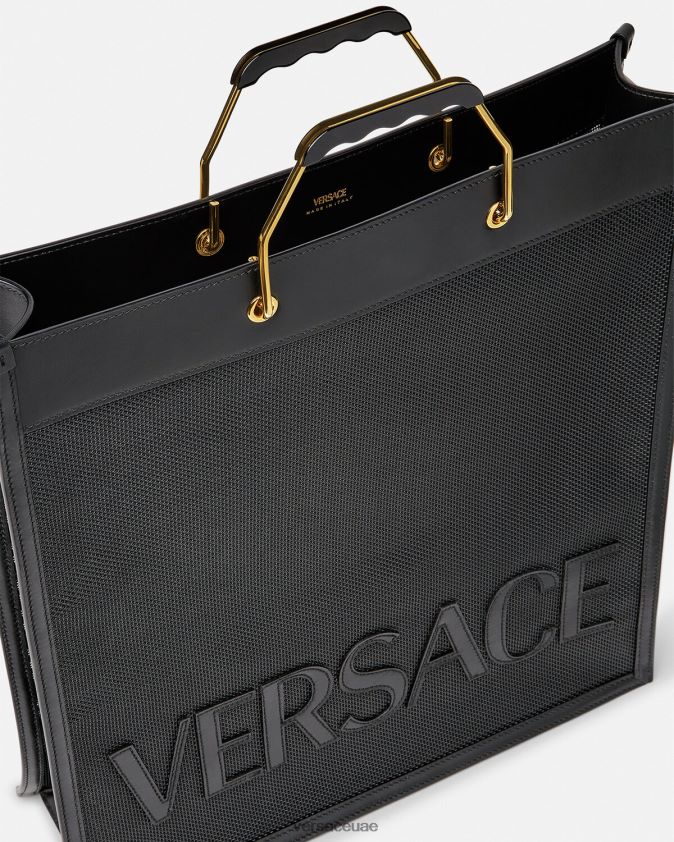 رجال حقيبة حمل المتسوق Versace أسود 0FVD2J1507 أكياس