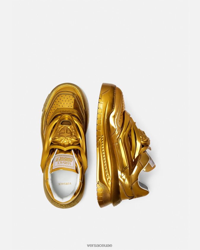 رجال أحذية أوديسيا الرياضية Versace ذهب 0FVD2J1521 حذاء