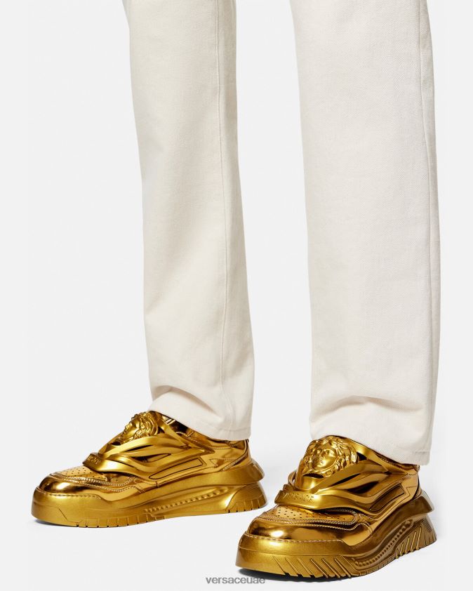 رجال أحذية أوديسيا الرياضية Versace ذهب 0FVD2J1521 حذاء