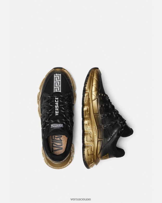 رجال أحذية تريجريكا الرياضية Versace أسود 0FVD2J1527 حذاء