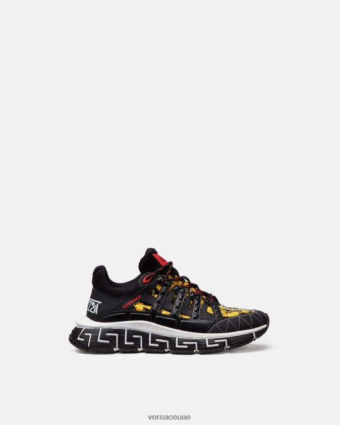 رجال أحذية تريجريكا الرياضية Versace مطبعة 0FVD2J1528 حذاء