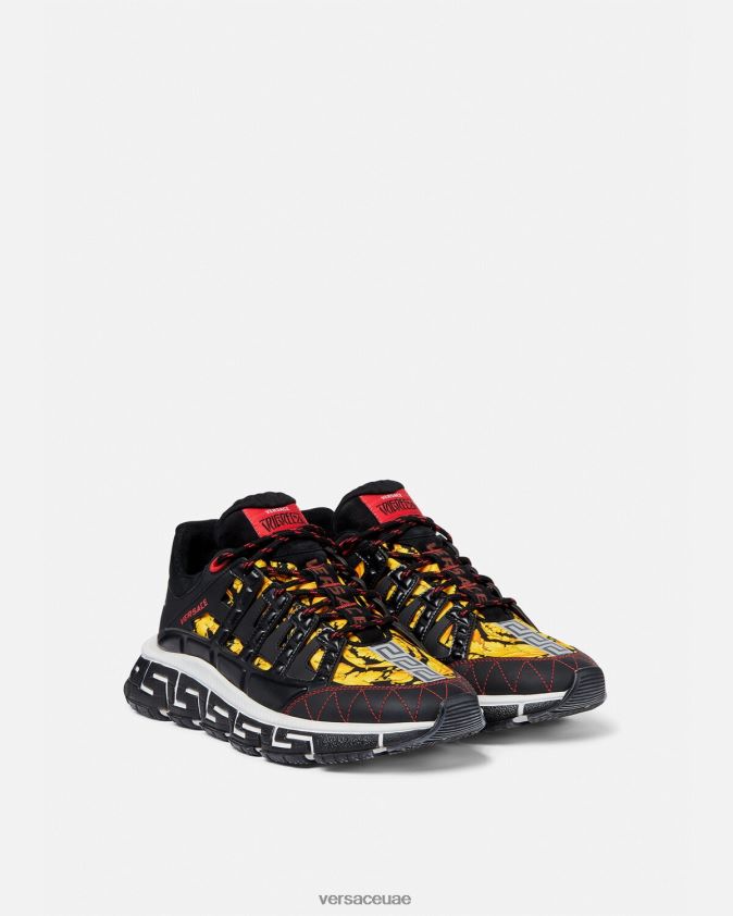 رجال أحذية تريجريكا الرياضية Versace مطبعة 0FVD2J1528 حذاء