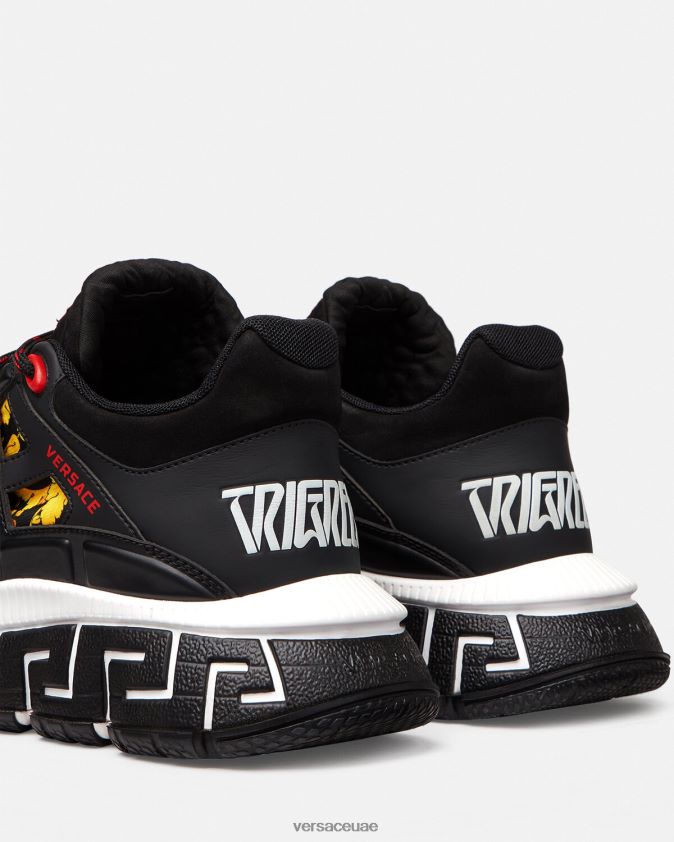 رجال أحذية تريجريكا الرياضية Versace مطبعة 0FVD2J1528 حذاء