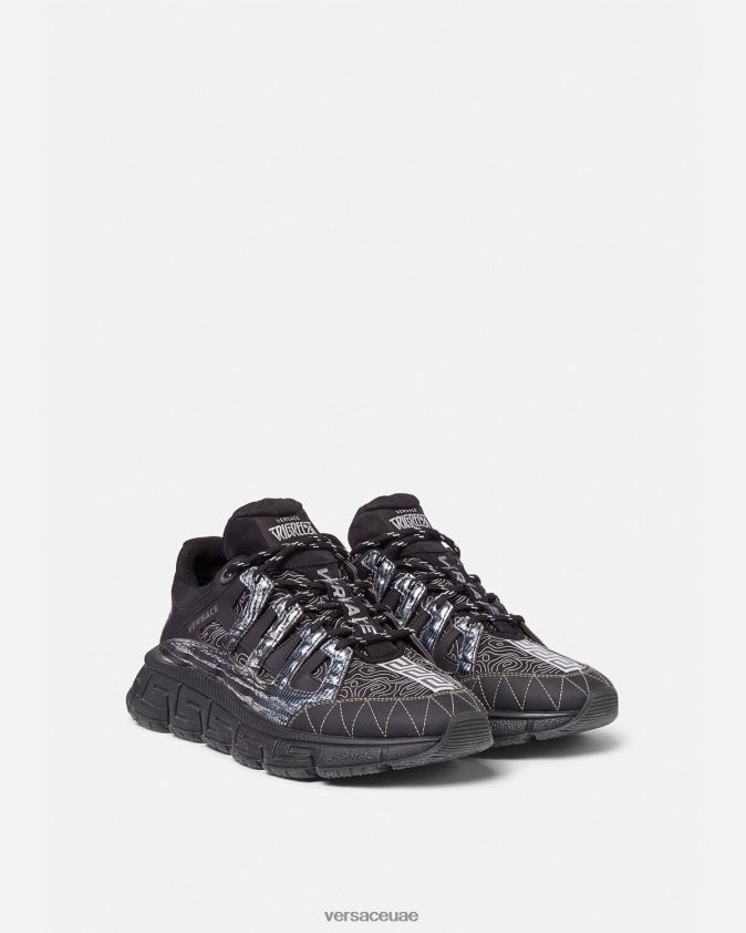 رجال أحذية تريجريكا الرياضية Versace أسود 0FVD2J1529 حذاء