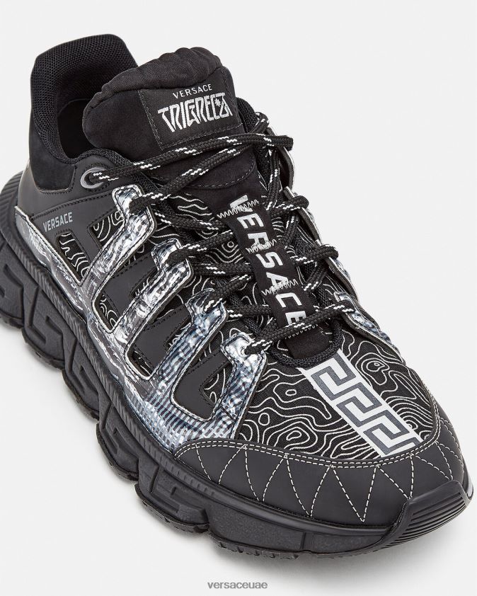 رجال أحذية تريجريكا الرياضية Versace أسود 0FVD2J1529 حذاء