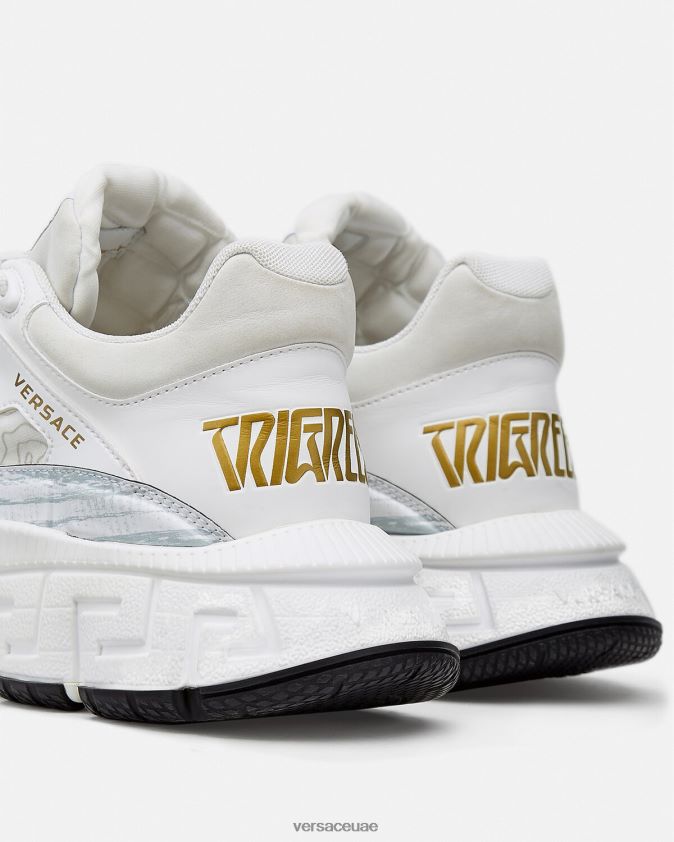 رجال أحذية تريجريكا الرياضية Versace أبيض 0FVD2J1530 حذاء