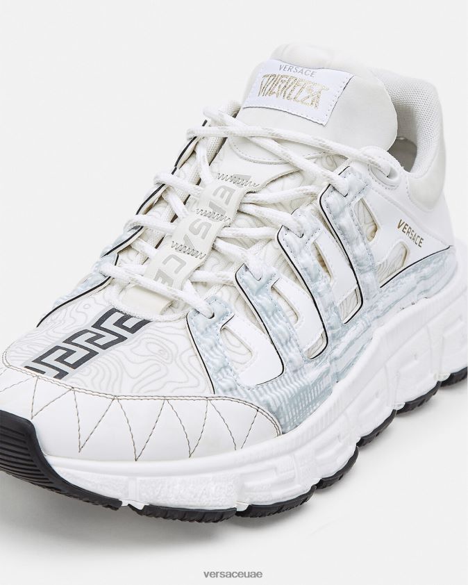 رجال أحذية تريجريكا الرياضية Versace أبيض 0FVD2J1530 حذاء
