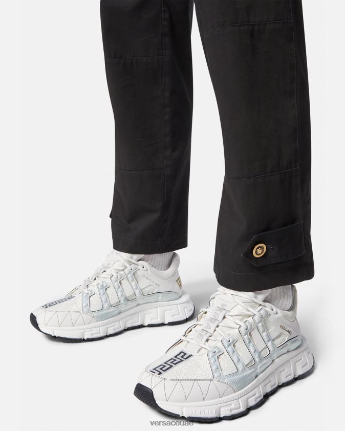 رجال أحذية تريجريكا الرياضية Versace أبيض 0FVD2J1530 حذاء