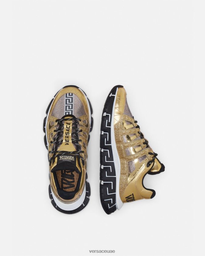 رجال أحذية تريجريكا الرياضية Versace ذهب 0FVD2J1531 حذاء