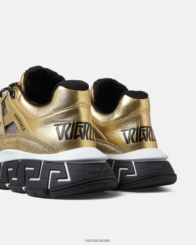 رجال أحذية تريجريكا الرياضية Versace ذهب 0FVD2J1531 حذاء
