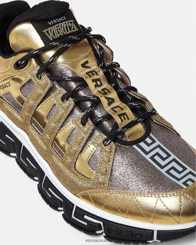 رجال أحذية تريجريكا الرياضية Versace ذهب 0FVD2J1531 حذاء