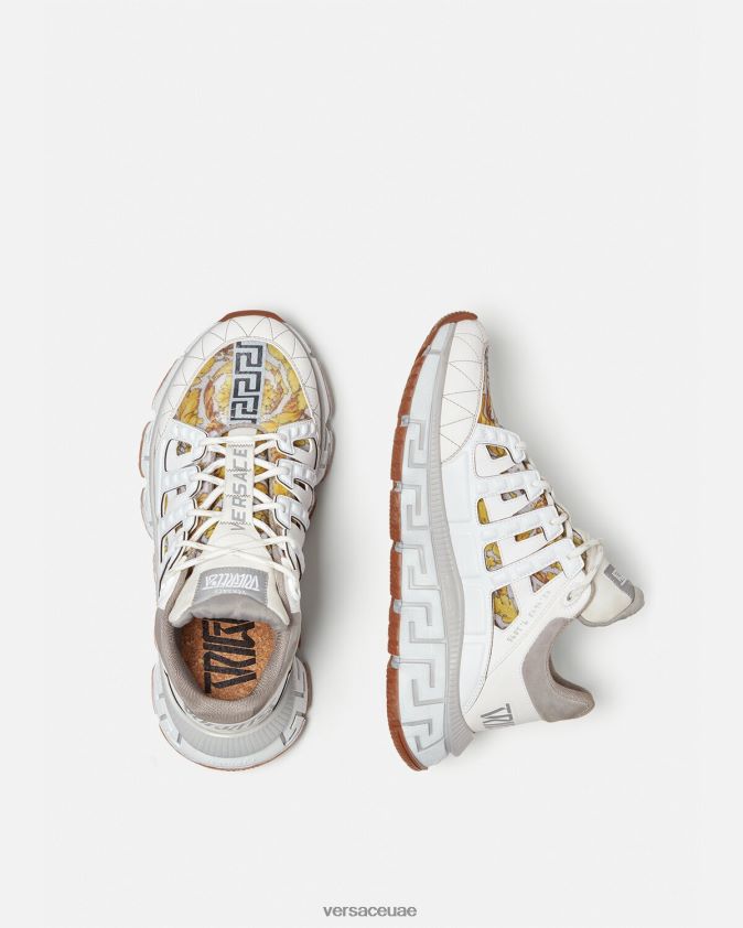 رجال أحذية تريجريكا الرياضية Versace أبيض 0FVD2J1532 حذاء