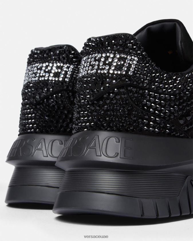 رجال أحذية رياضية كريستال أوديسي Versace أسود 0FVD2J1535 حذاء
