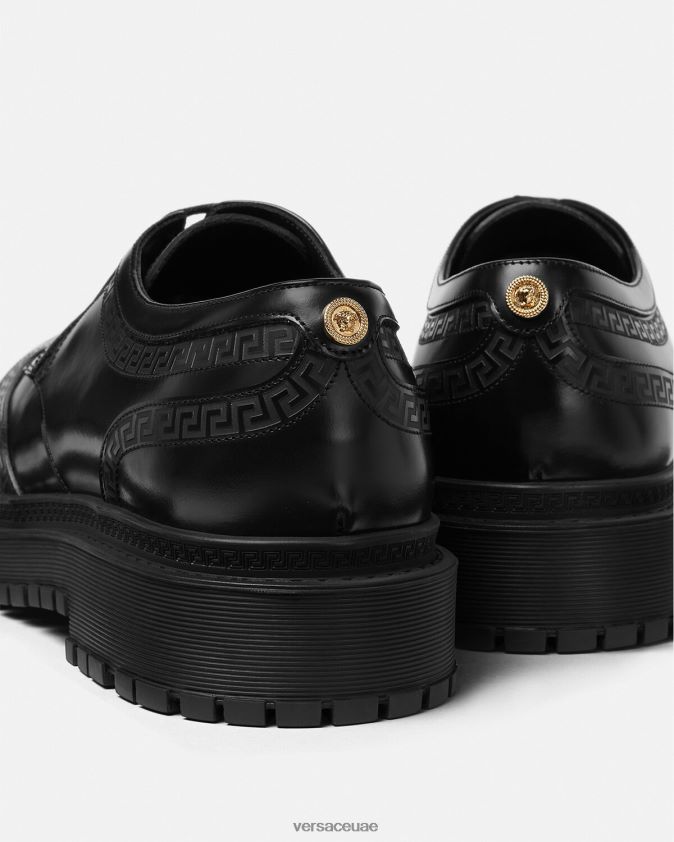 رجال أحذية ديربي اليونانية Versace أسود 0FVD2J1559 حذاء