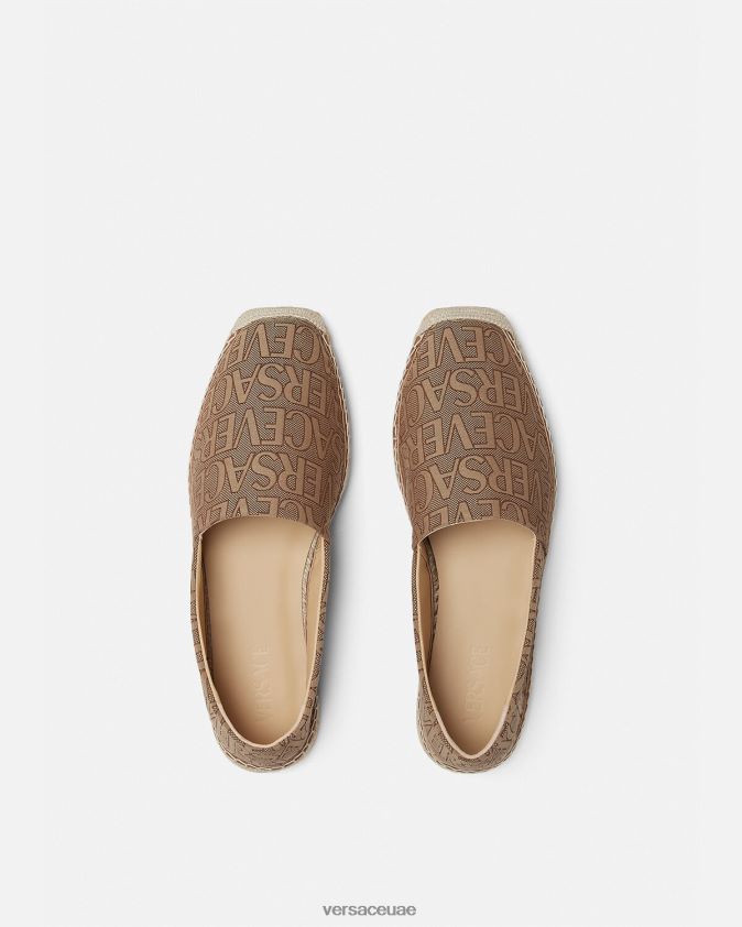 رجال كل انحاء رياضة قماشية Versace بني 0FVD2J1563 حذاء