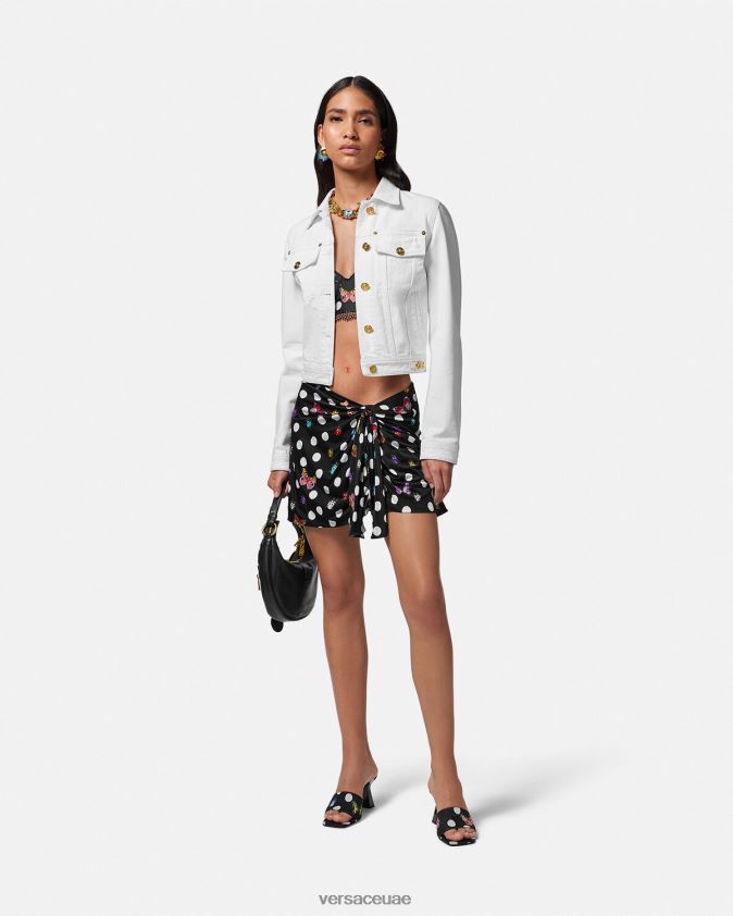 نحيف الفراشات معقود تنورة صغيرة Versace مطبعة 0FVD2J157 ملابس