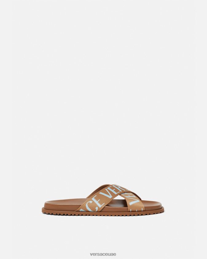 رجال كل انحاء الصنادل Versace مطبعة 0FVD2J1585 حذاء
