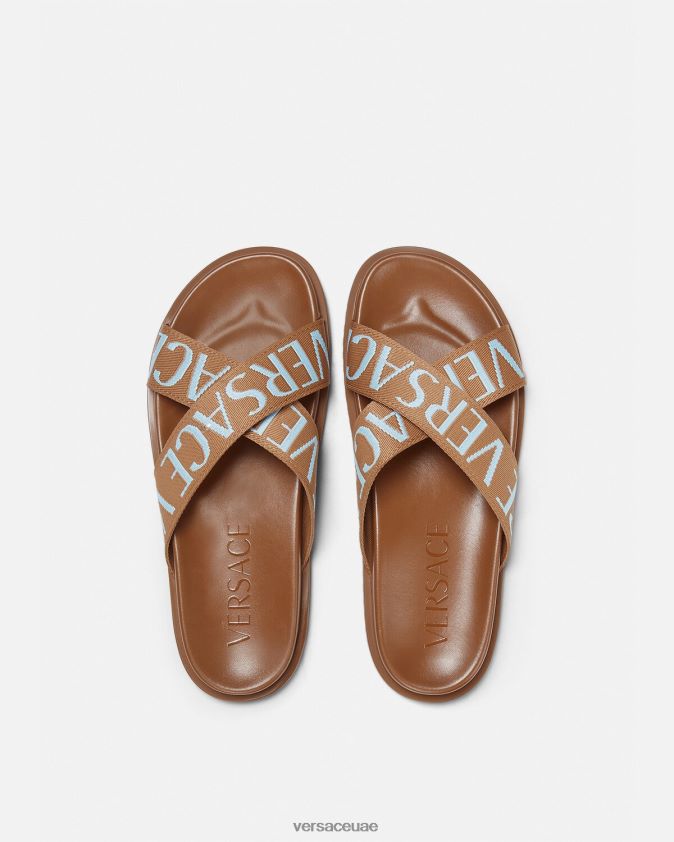 رجال كل انحاء الصنادل Versace مطبعة 0FVD2J1585 حذاء