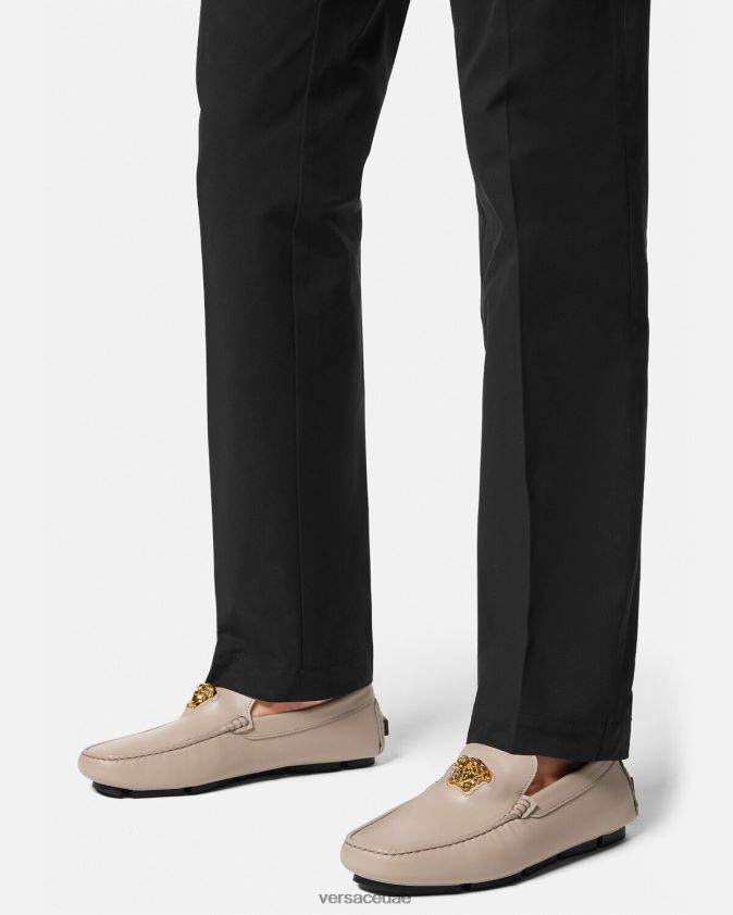 رجال حذاء سائق لا ميدوسا Versace اللون البيج 0FVD2J1601 حذاء