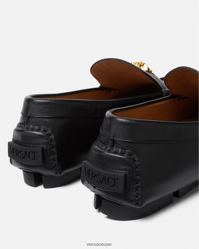 رجال حذاء سائق لا ميدوسا Versace أسود 0FVD2J1602 حذاء