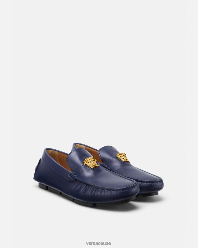 رجال حذاء سائق لا ميدوسا Versace القوات البحرية 0FVD2J1606 حذاء