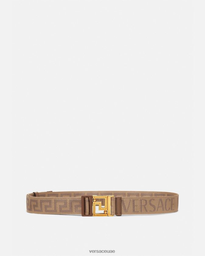 رجال حزام ذو وجهين Versace بني 0FVD2J1612 مُكَمِّلات