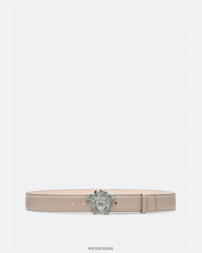 رجال حزام جلد لا ميدوسا Versace اللون البيج 0FVD2J1614 مُكَمِّلات