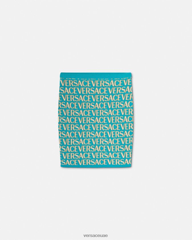 نحيف تنورة متماسكة بالكامل Versace مطبعة 0FVD2J163 ملابس