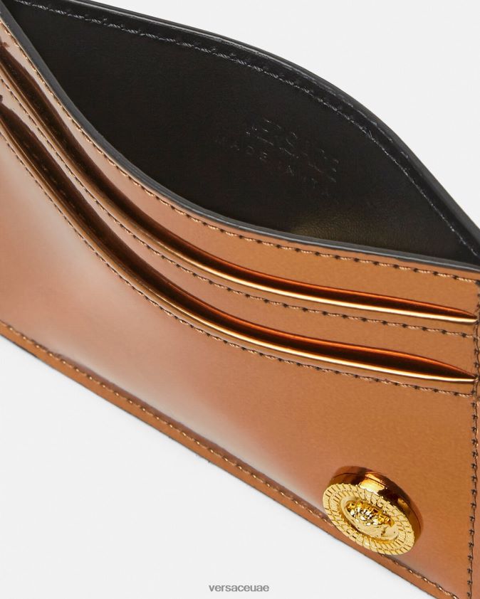 رجال حامل بطاقة براءة اختراع ميدوسا بيجي Versace الكراميل 0FVD2J1650 مُكَمِّلات