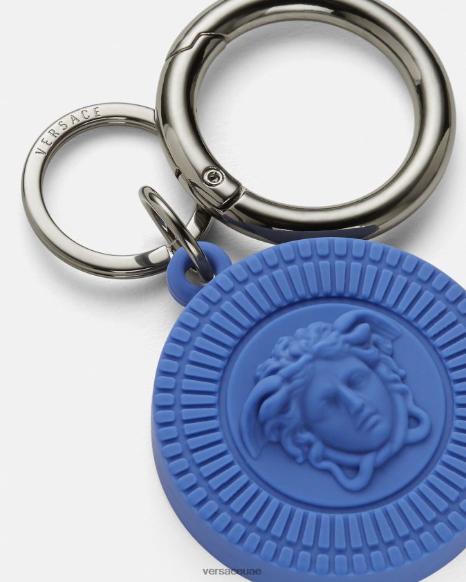 رجال ميدوسا بيجي حلقة رئيسية لعلامة الهواء Versace أزرق 0FVD2J1654 مُكَمِّلات