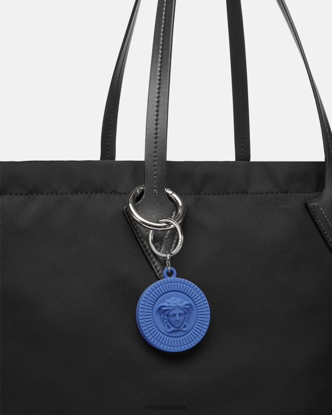 رجال ميدوسا بيجي حلقة رئيسية لعلامة الهواء Versace أزرق 0FVD2J1654 مُكَمِّلات