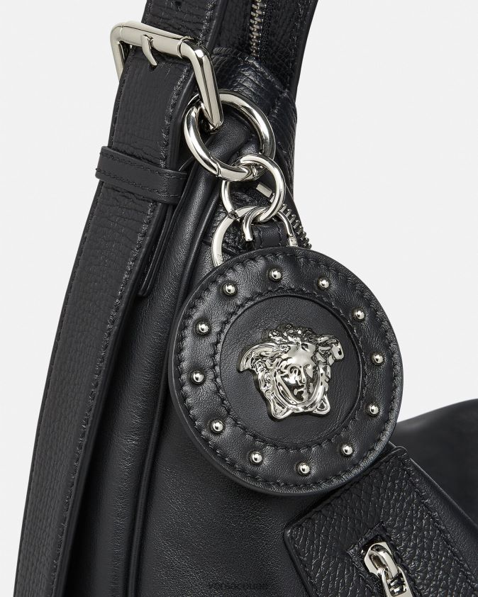رجال سلسلة مفاتيح مرصعة بميدوسا Versace أسود 0FVD2J1663 مُكَمِّلات