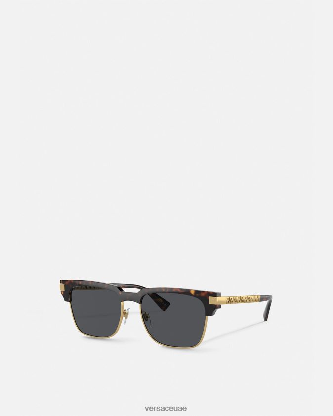رجال النظارات الشمسية اليونانية Versace هافانا 0FVD2J1681 مُكَمِّلات