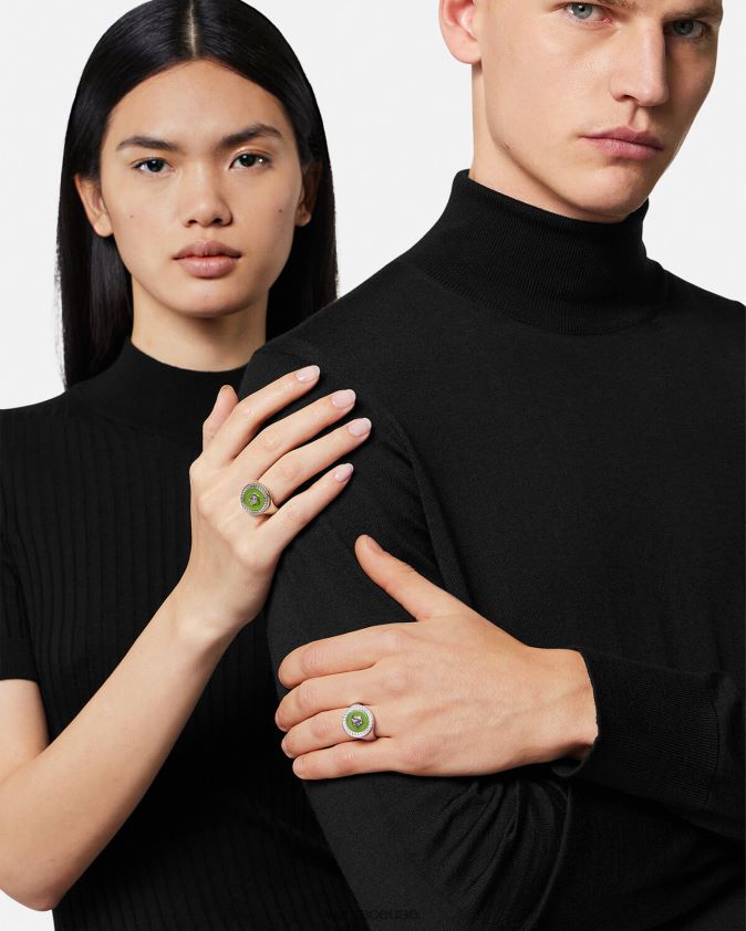 رجال خاتم ميدوسا المينا Versace أخضر 0FVD2J1684 مُكَمِّلات