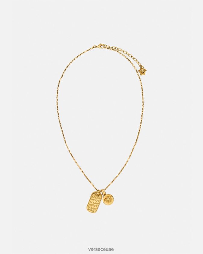 رجال قلادة علامة لا غريكا Versace ذهب 0FVD2J1688 مُكَمِّلات