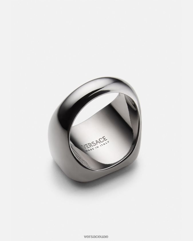 رجال حلقة شعار الجامعة Versace معدني وأحمر 0FVD2J1698 مُكَمِّلات
