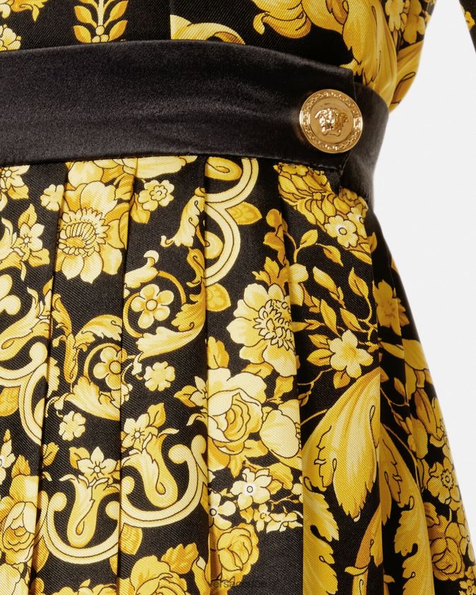 نحيف تنورة بكسرات باروكو Versace مطبعة 0FVD2J169 ملابس