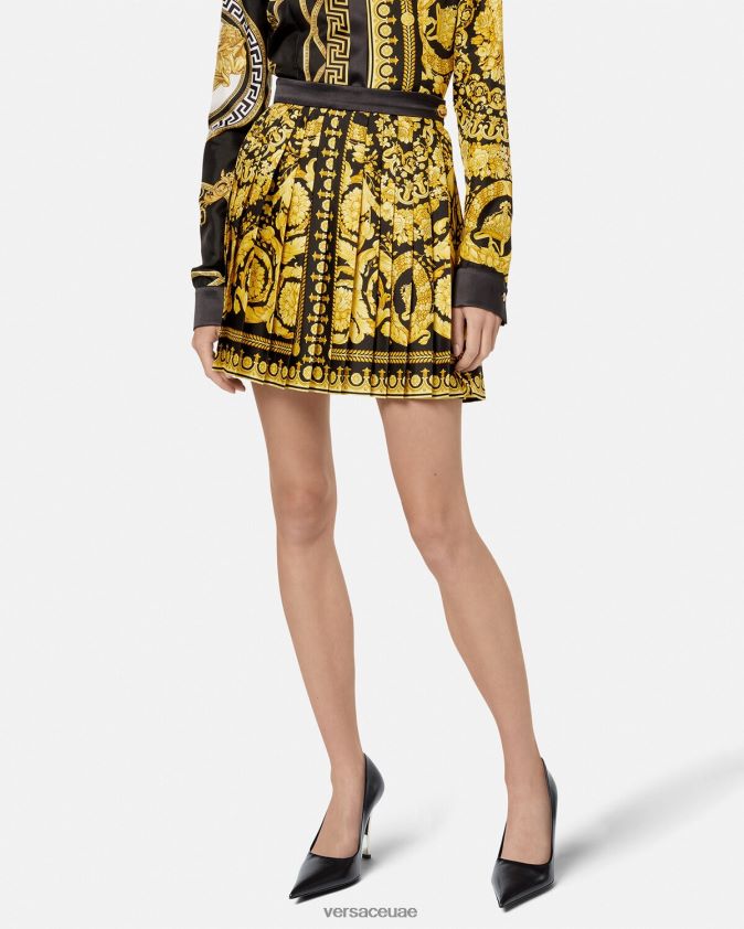 نحيف تنورة بكسرات باروكو Versace مطبعة 0FVD2J169 ملابس