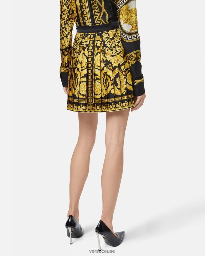 نحيف تنورة بكسرات باروكو Versace مطبعة 0FVD2J169 ملابس