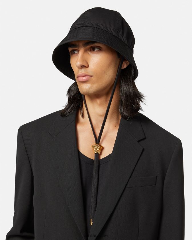 نحيف قبعة دلو ميدوسا Versace أسود 0FVD2J1700 مُكَمِّلات