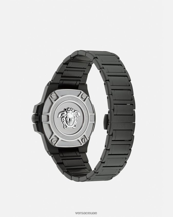 رجال ساعة رد فعل اليونان Versace أسود 0FVD2J1711 مُكَمِّلات
