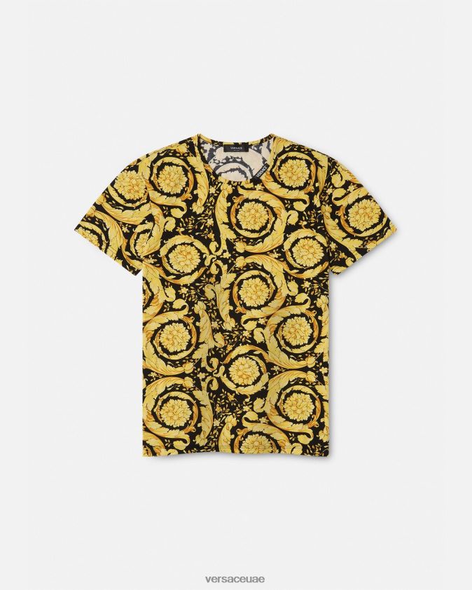 رجال قميص باروكو Versace مطبعة 0FVD2J1731 الملابس الداخلية وملابس البحر